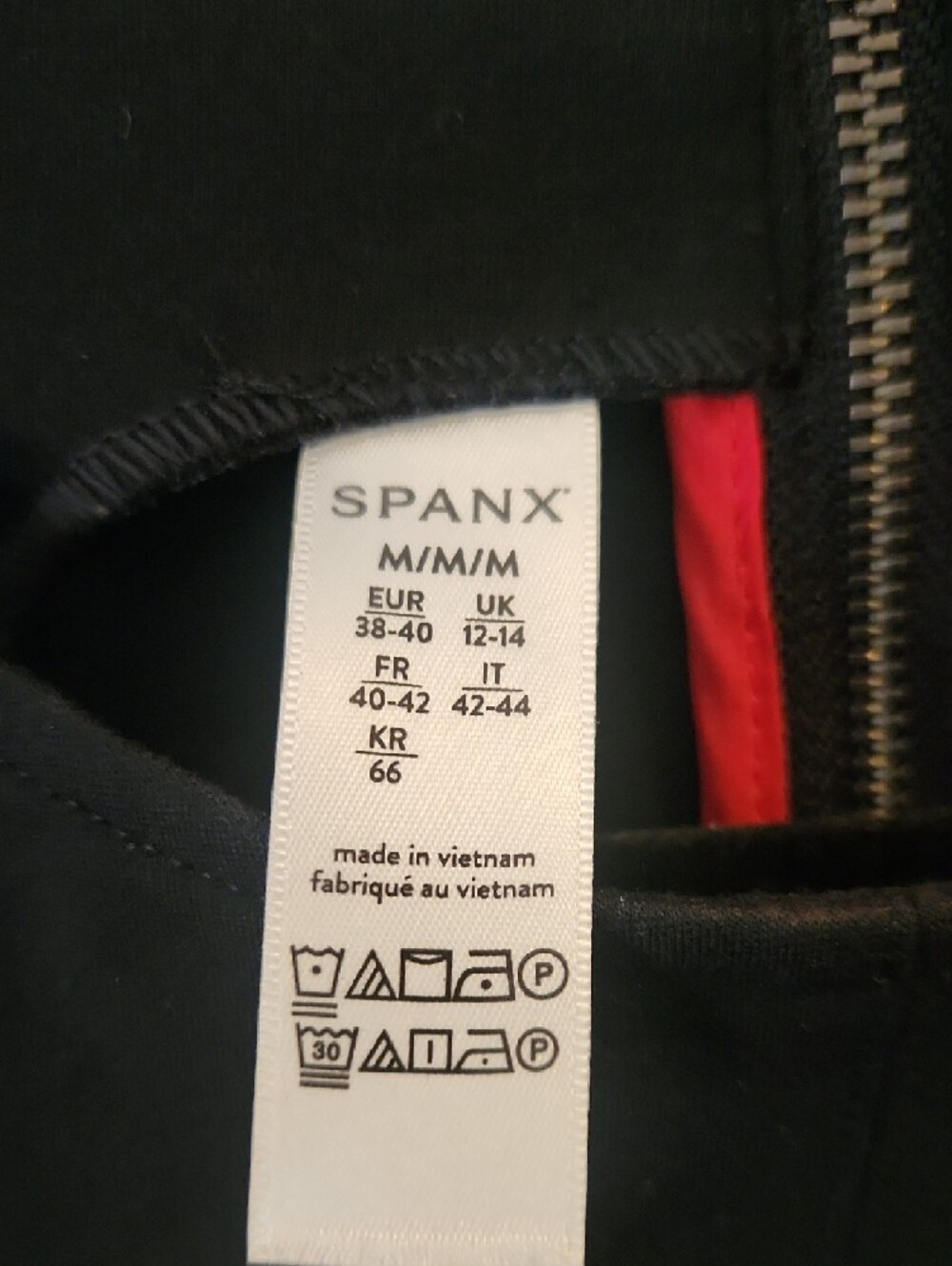 SPANX Black Sleeveless Mini A-Line Dress with Subtle Flare - Picture 2 of 3